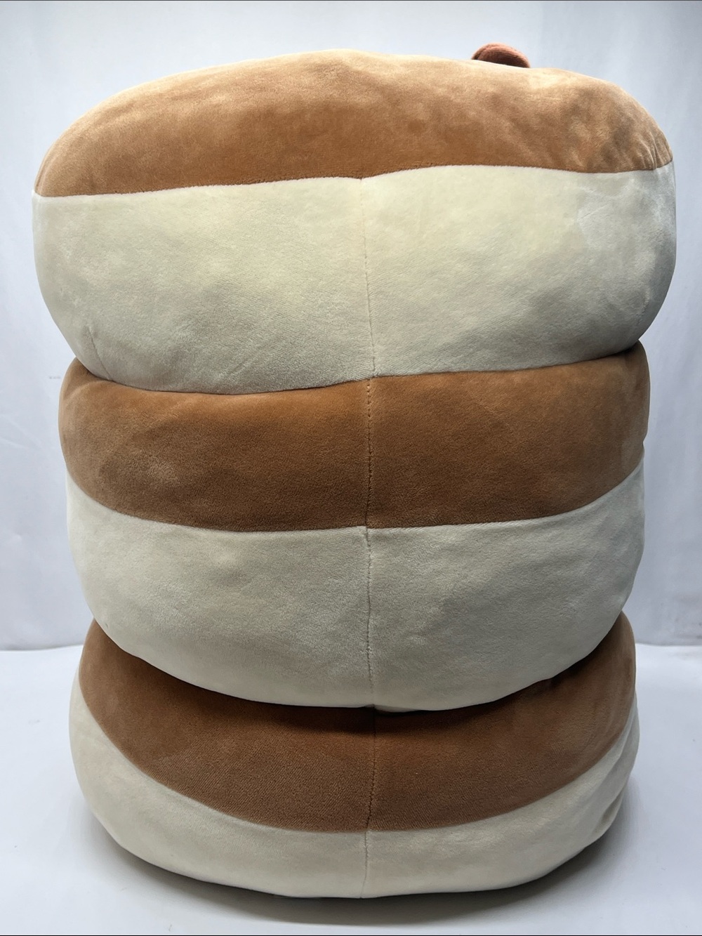 Squishmallows Stacked Macaron Plush in Cream, Brown and Pink - Picture 3 of 5